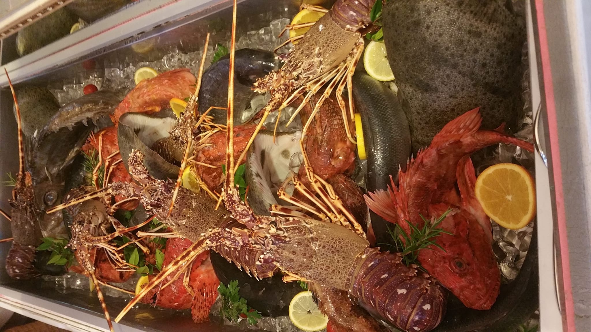 El mostrador del pescado